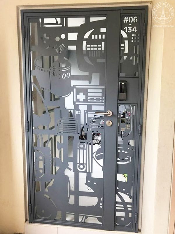 Cổng sắt 1 cánh thiết kế sáng tạo Cổng sắt 1 cánh thiết kế sáng tạo