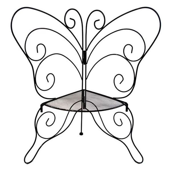 Kệ sắt để hoa hình con bướm đẹp mắt