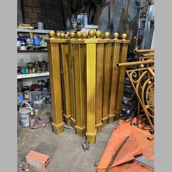 Đa dạng kích thước lan can sắt hộp