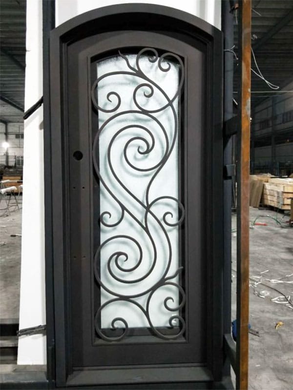 Cửa một cánh có sử dụng kính cường lực Cửa một cánh có sử dụng kính cường lực