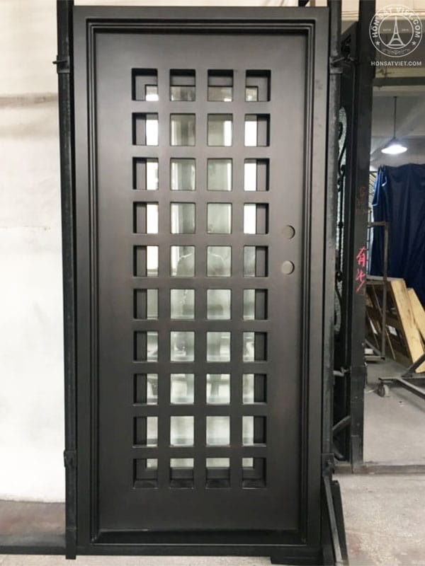 Cửa sắt 1 cánh ô nhỏ hình chữ nhật Cửa sắt 1 cánh ô nhỏ hình chữ nhật