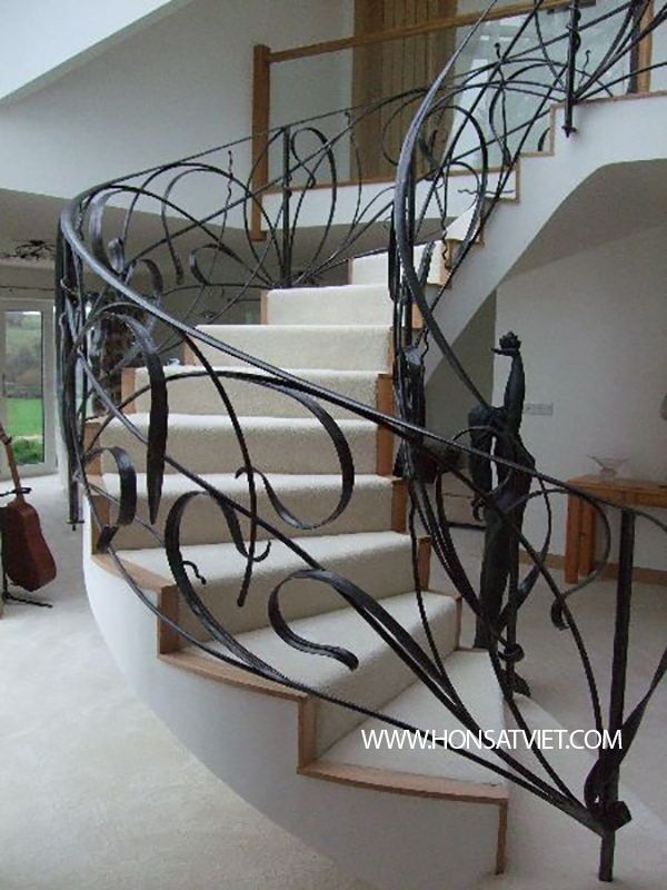 Lan can cầu thang sắt nghệ thuật tại Đồng Nai Lan can cầu thang sắt nghệ thuật tại Đồng Nai