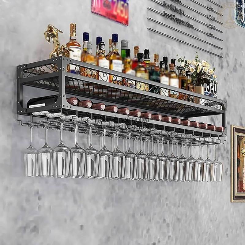 XU HƯỚNG THIẾT KẾ KỆ RƯỢU VANG BẰNG SẮT ĐẸP 2026
