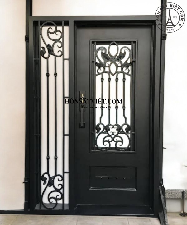 Cửa Sắt 1 Cánh ID1217 Có Kính Đẹp, Thoáng Sáng Cửa Sắt 1 Cánh ID1217 Có Kính Đẹp, Thoáng Sáng