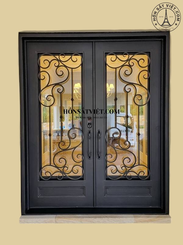 Cửa Sắt 2 Cánh TD2106 Hoa Văn Sắt Nghệ Thuật Cửa Sắt 2 Cánh TD2106 Hoa Văn Sắt Nghệ Thuật