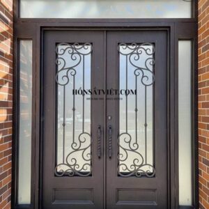 Cửa Sắt 2 Cánh TD2111 Hoa Văn Hiện Đại Cao Cấp
