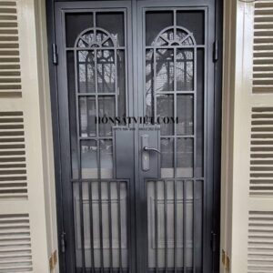 Cửa Sắt 2 Cánh TD2113 Phong Cách Hiện Đại