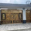 Cửa cổng sắt CNC CNC3703 thiết kế hoa văn truyền thống thanh thoát