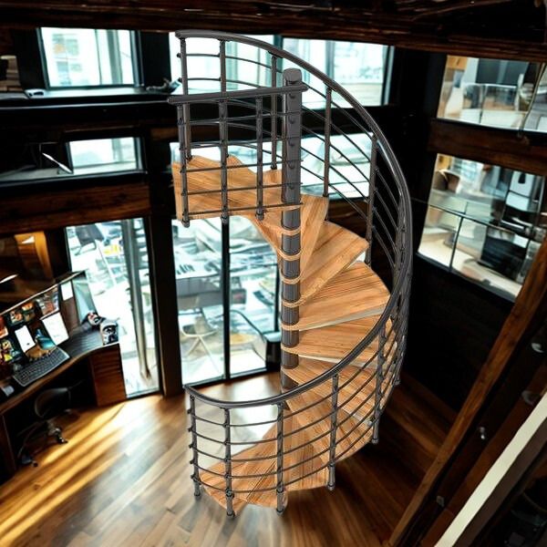 Cầu Thang Xoắn SS1230 Dạng Ốc Xoắn - Thiết Kế Tiết Kiệm Diện Tích Cầu Thang Xoắn SS1230 Dạng Ốc Xoắn - Thiết Kế Tiết Kiệm Diện Tích