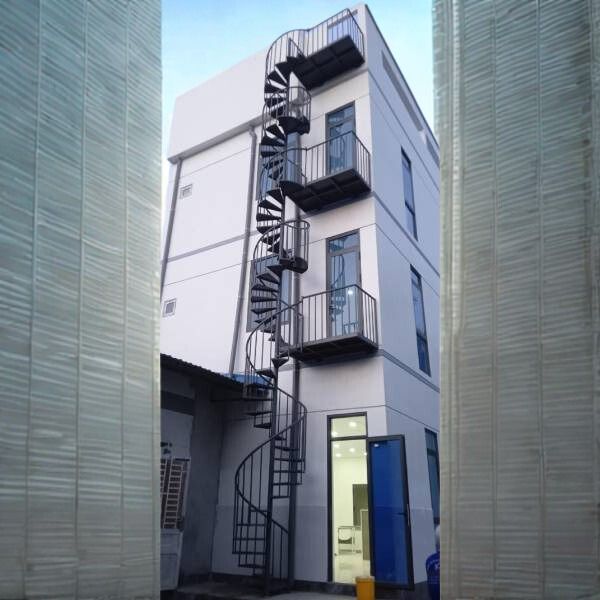 Cầu Thang Xoắn SS1241 Thoát Hiểm An Toàn, Bền Bỉ Cầu Thang Xoắn SS1241 Thoát Hiểm An Toàn, Bền Bỉ