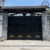 Cổng Nhà Hiện Đại MG5330 Màu Đen Tinh Tế Thời Thượng