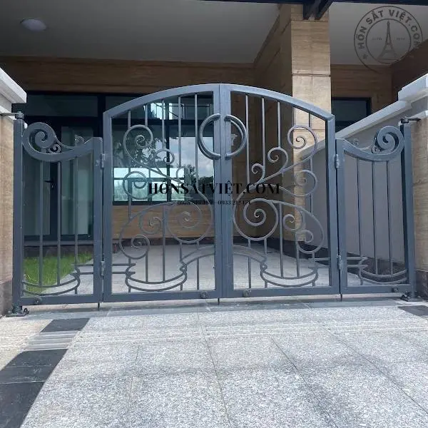 Cổng Nhà Hiện Đại MG5343 Nhà Phố Màu Đen Hoa Văn Đơn Giản Cổng Nhà Hiện Đại MG5343 Nhà Phố Màu Đen Hoa Văn Đơn Giản