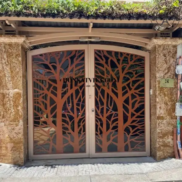 Cổng sắt CNC CNC3721 hoa văn nghệ thuật Cổng sắt CNC CNC3721 hoa văn nghệ thuật