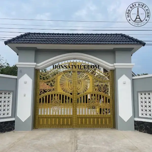 Cổng sắt mỹ thuật ARG2512 sang trọng Cổng sắt mỹ thuật ARG2512 sang trọng