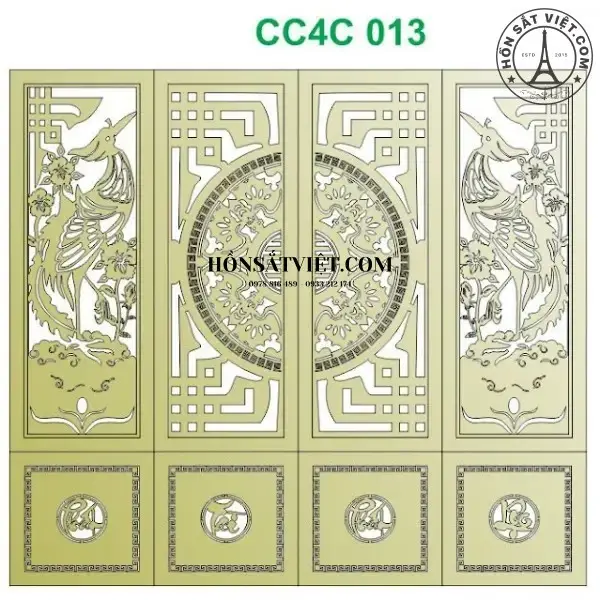 Cửa cổng sắt CNC CNC3784 thiết kế tinh tế Cửa cổng sắt CNC CNC3784 thiết kế tinh tế