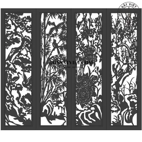 Cửa cổng sắt CNC CNC3706 phong cách cổ điển Cửa cổng sắt CNC CNC3706 phong cách cổ điển