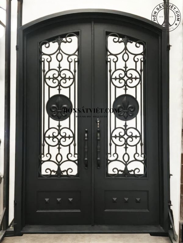 Cửa Sắt 2 Cánh TD2129 Có Hoa Văn - Vẻ Đẹp Tinh Tế Và Sang Trọng Cửa Sắt 2 Cánh TD2129 Có Hoa Văn - Vẻ Đẹp Tinh Tế Và Sang Trọng