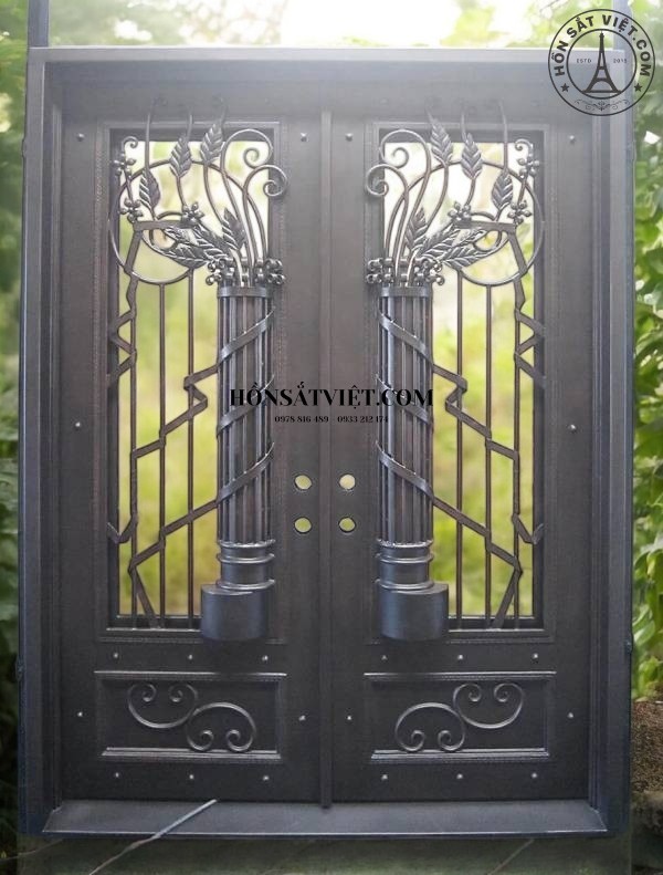 Cửa Sắt 2 Cánh TD2131 Họa Tiết Nghệ Thuật - Điểm Nhấn Độc Đáo Cửa Sắt 2 Cánh TD2131 Họa Tiết Nghệ Thuật - Điểm Nhấn Độc Đáo