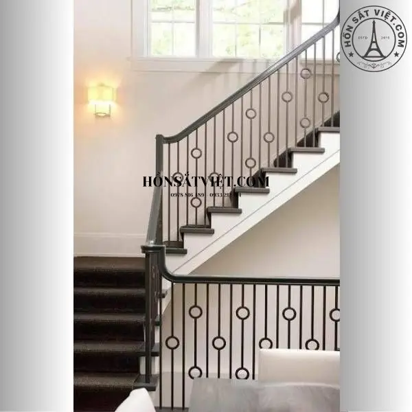 Lan Can Cầu Thang Sắt HR1420 Tân Cổ Điển - Sự Kết Hợp Hoàn Hảo Giữa Cổ Điển Và Hiện Đại Lan Can Cầu Thang Sắt HR1420 Tân Cổ Điển - Sự Kết Hợp Hoàn Hảo Giữa Cổ Điển Và Hiện Đại