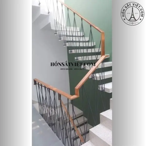 Lan Can Cầu Thang Sắt HR1421 Kiểu Dáng Linh Hoạt - Phù Hợp Với Mọi Không Gian Lan Can Cầu Thang Sắt HR1421 Kiểu Dáng Linh Hoạt - Phù Hợp Với Mọi Không Gian