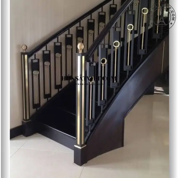Lan Can Cầu Thang Sắt HR1423 Kết Hợp Inox - Đẳng Cấp Và Quý Phái Lan Can Cầu Thang Sắt HR1423 Kết Hợp Inox - Đẳng Cấp Và Quý Phái