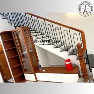 Cầu thang sắt phong cách hiện đại