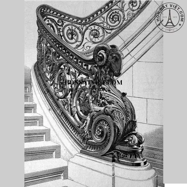 Lan Can Sắt Mỹ Thuật AWR5314 Dáng Lượn - Thiết Kế Độc Lạ Và Ấn Tượng Lan Can Sắt Mỹ Thuật AWR5314 Dáng Lượn - Thiết Kế Độc Lạ Và Ấn Tượng