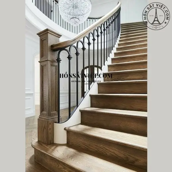 Lan Can Sắt Mỹ Thuật AWR5316 Dáng Thanh Đứng Đơn Giản Và Hiện Đại Lan Can Sắt Mỹ Thuật AWR5316 Dáng Thanh Đứng Đơn Giản Và Hiện Đại