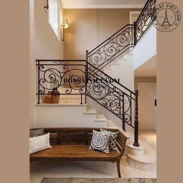 Lan Can Sắt Mỹ Thuật AWR5325 Phong Cách Châu Âu Độc Đáo Lan Can Sắt Mỹ Thuật AWR5325 Phong Cách Châu Âu Độc Đáo