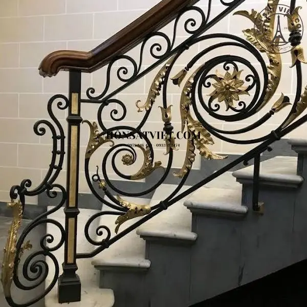 Lan Can Sắt Mỹ Thuật AWR5371 Hoa Lá Nghệ Thuật Mềm Mại Lan Can Sắt Mỹ Thuật AWR5371 Hoa Lá Nghệ Thuật Mềm Mại