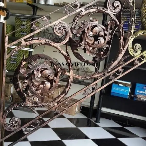 Lan Can Sắt Mỹ Thuật AWR5455 Hoa Văn Cổ Điển Lan Can Sắt Mỹ Thuật AWR5455 Hoa Văn Cổ Điển
