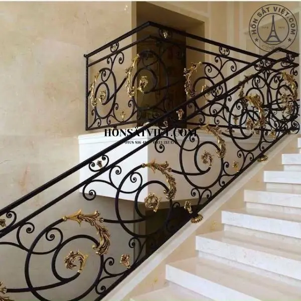 Lan Can Sắt Mỹ Thuật AWR5465 Hoa Văn Tinh Xảo, Sang Trọng Lan Can Sắt Mỹ Thuật AWR5465 Hoa Văn Tinh Xảo, Sang Trọng