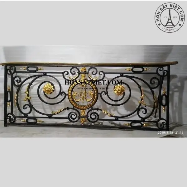 Lan Can Sắt Mỹ Thuật Ban Công AWR5312 Hoa Văn Nổi Bật Lan Can Sắt Mỹ Thuật Ban Công AWR5312 Hoa Văn Nổi Bật