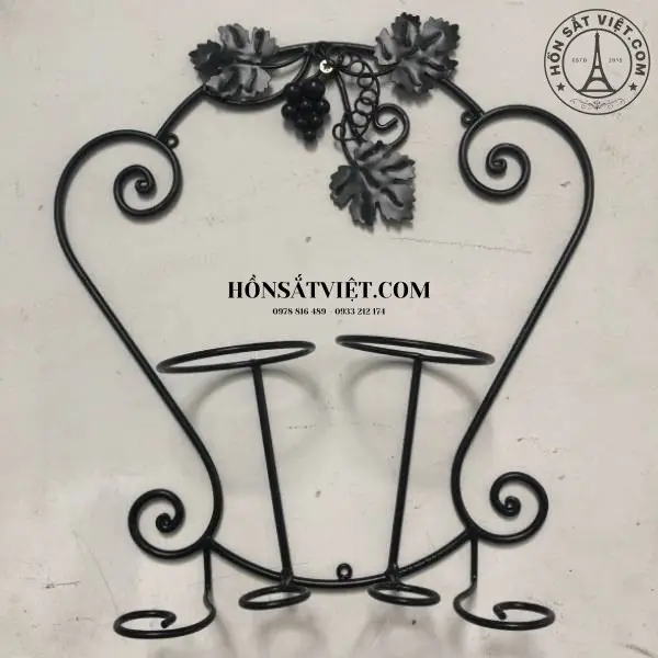 Kệ Để Rượu WS2609 Hoa Văn Kệ Để Rượu WS2609 Hoa Văn