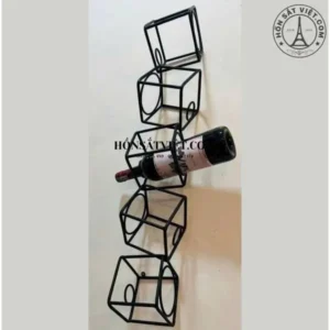 Kệ để rượu WS2611 5 chai treo tường