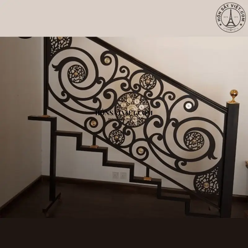 Lan can sắt CNC thiết kế tinh xảo, độ bền cao Lan can sắt CNC thiết kế tinh xảo, độ bền cao