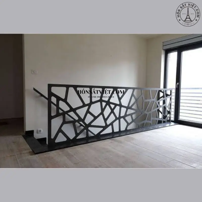 Mẫu lan can sắt CNC đẹp, mang phong cách hiện đại Mẫu lan can sắt CNC đẹp, mang phong cách hiện đại