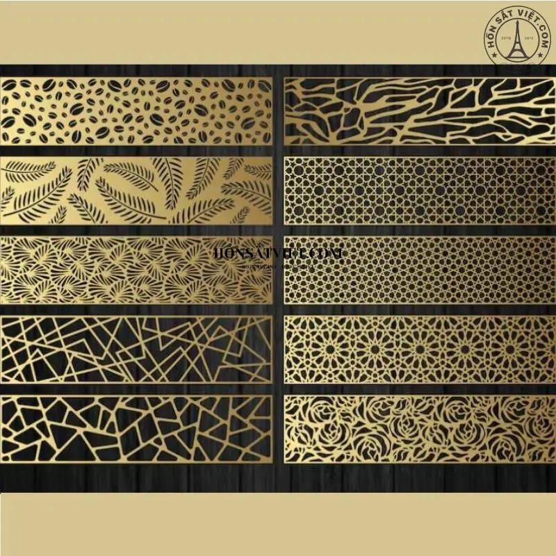 Lan can cầu thang CNC phong cách modern Lan can cầu thang CNC phong cách modern
