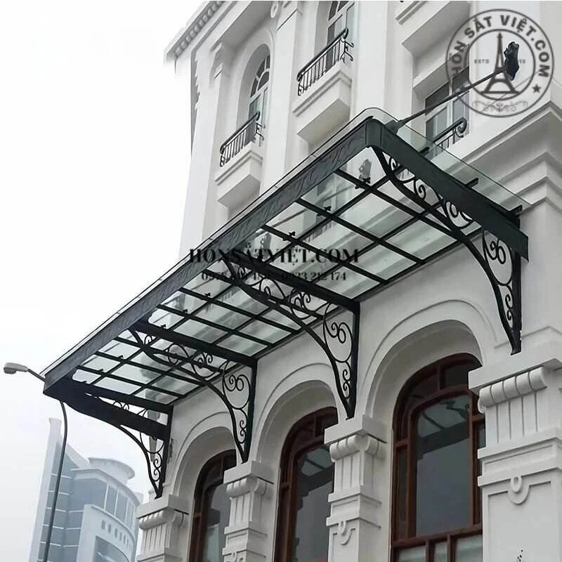 Mái kính mang phong cách tối giản hiện đại