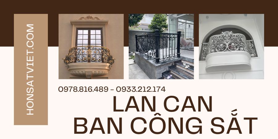 Lan can ban công sắt ngoài trời nhà phố thi công thực tế tại tphcm đảm bảo độ bền và an toàn