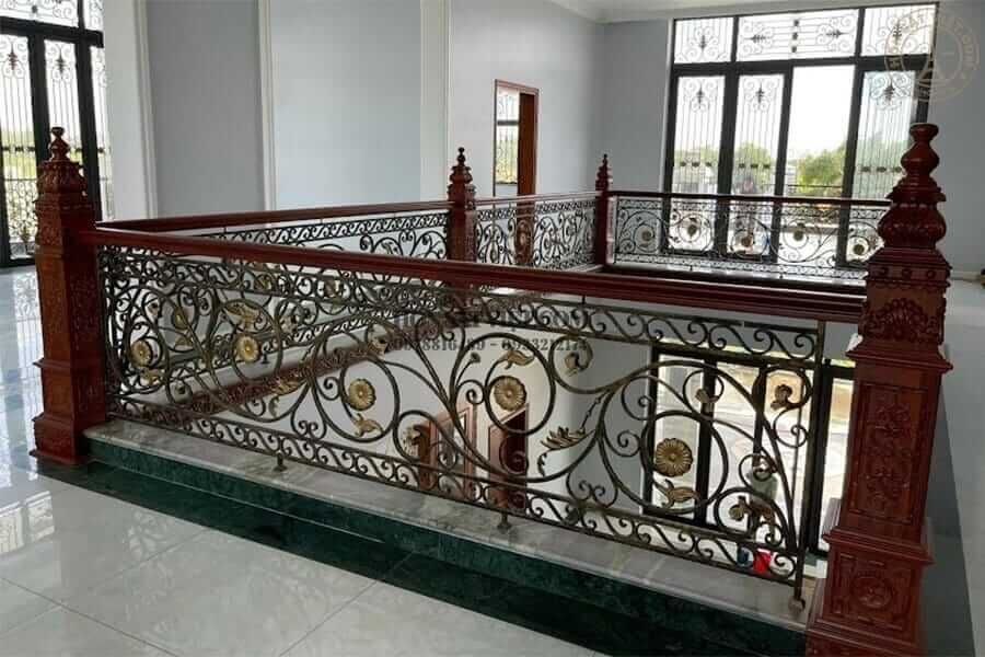 Lan can ban công sắt ngoài trời chống gỉ cho nhà phố tại Đồng Nai